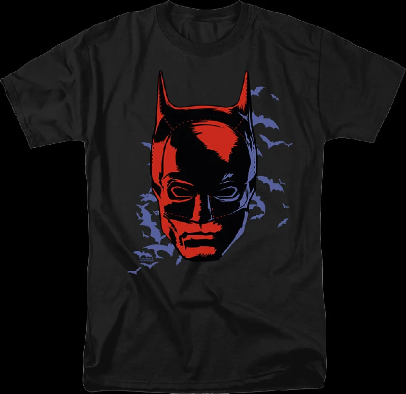 Batman Shadowed Mask DC Comics T-Shirt