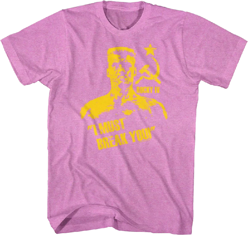 Purple Ivan Drago Rocky T-Shirt