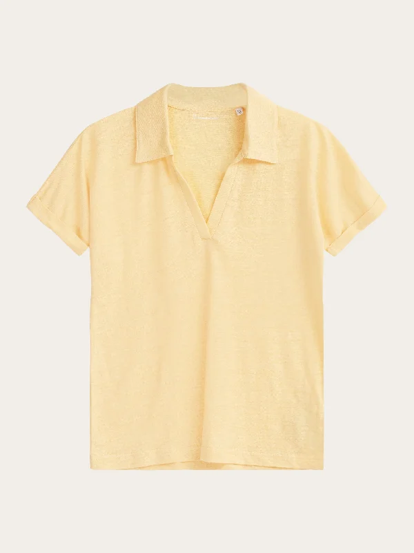 Organic Linen Polo GOTS/Vegan - Impala