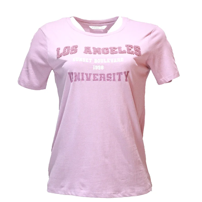 Mauve City Toweling Emebellished T Shirt