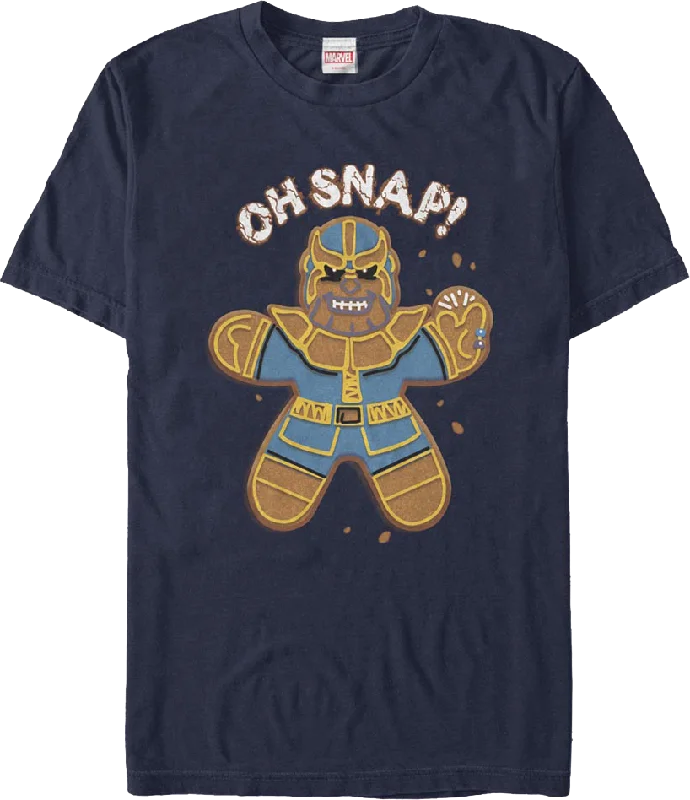 Gingerbread Thanos Oh Snap Marvel Comics T-Shirt