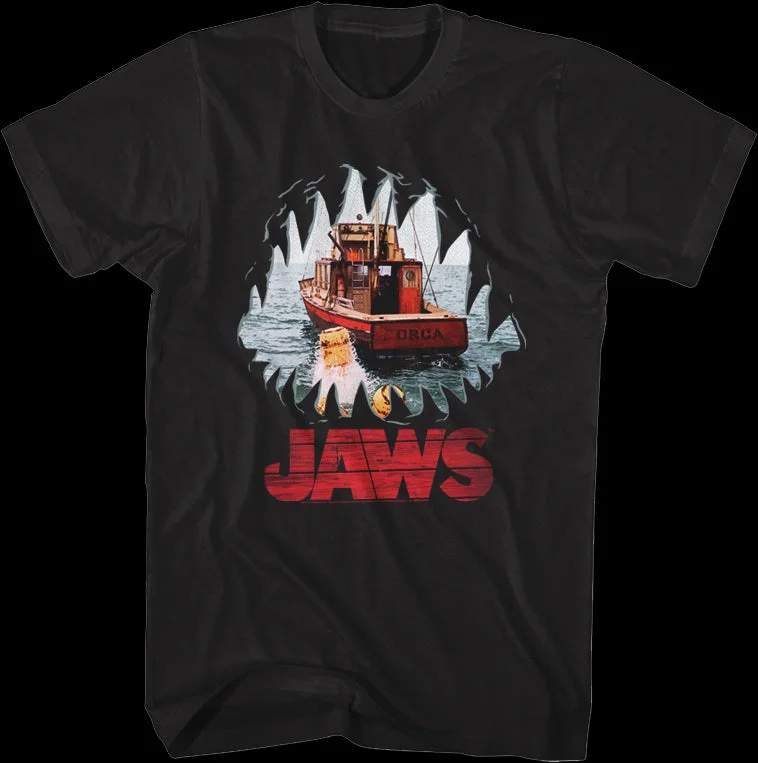 Shark Mouth POV Jaws T-Shirt