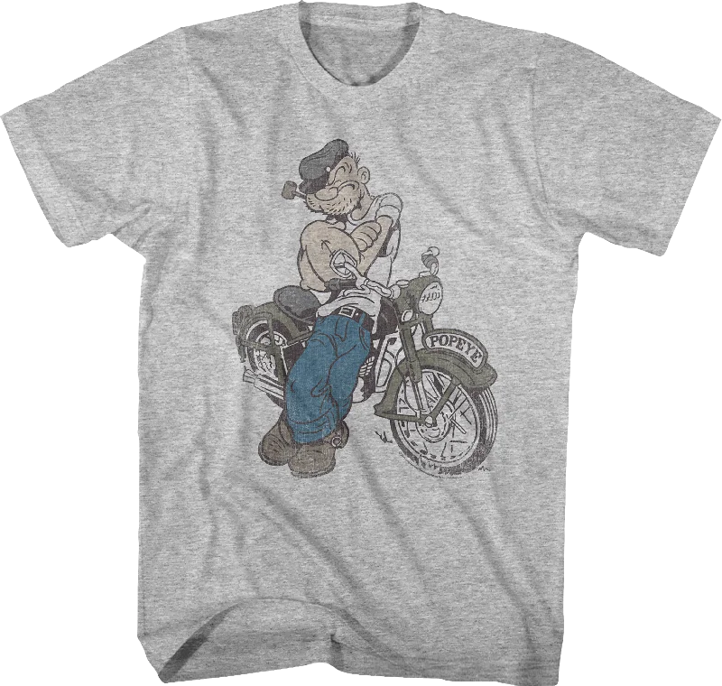 Motorcycle Popeye T-Shirt