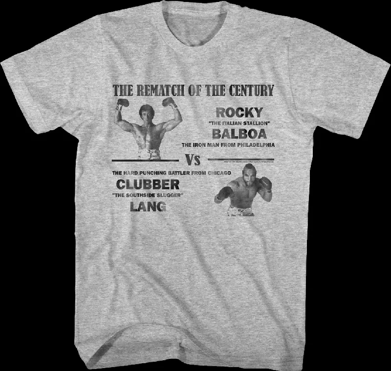 Balboa vs Lang Rematch of the Century Rocky T-Shirt