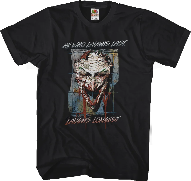 Joker He Who Laughs Last Batman T-Shirt