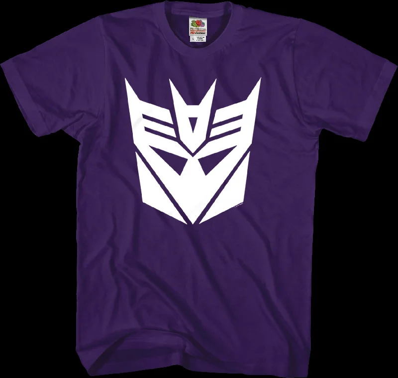 Purple Decepticons Logo Transformers T-Shirt