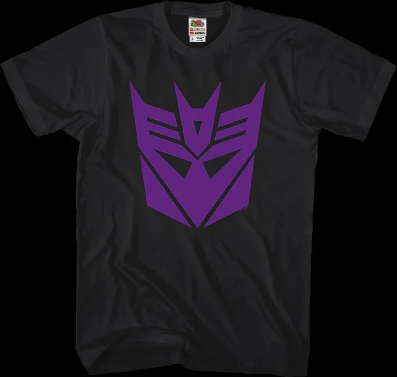 Black Decepticon Logo Transformers T-Shirt