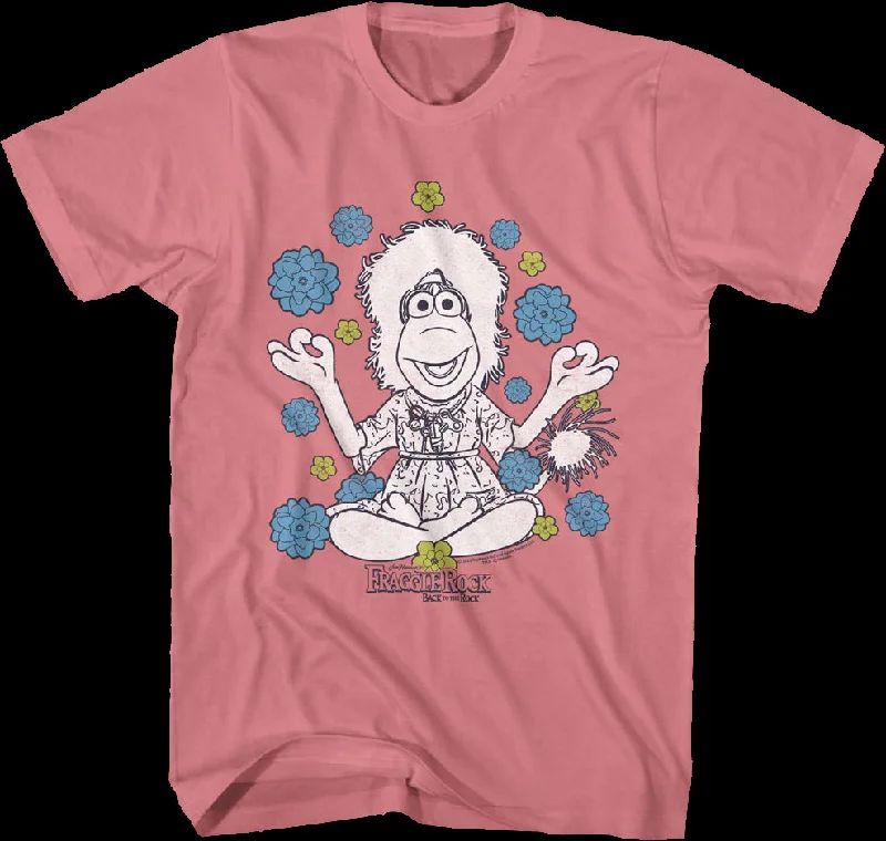 Mokey Meditation Flowers Fraggle Rock T-Shirt