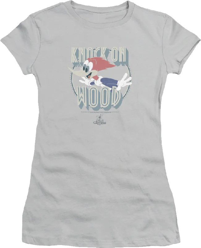 Ladies Knock Woody Woodpecker Shirt