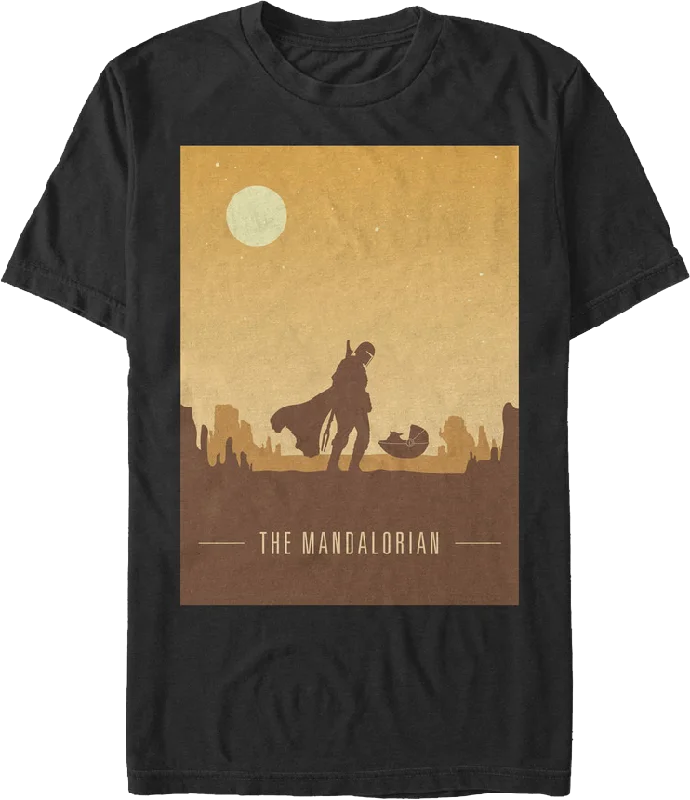 Silhouettes Star Wars The Mandalorian T-Shirt