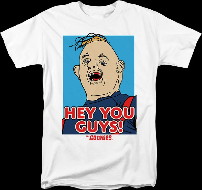 Hey You Guys Sloth Illustration Goonies T-Shirt