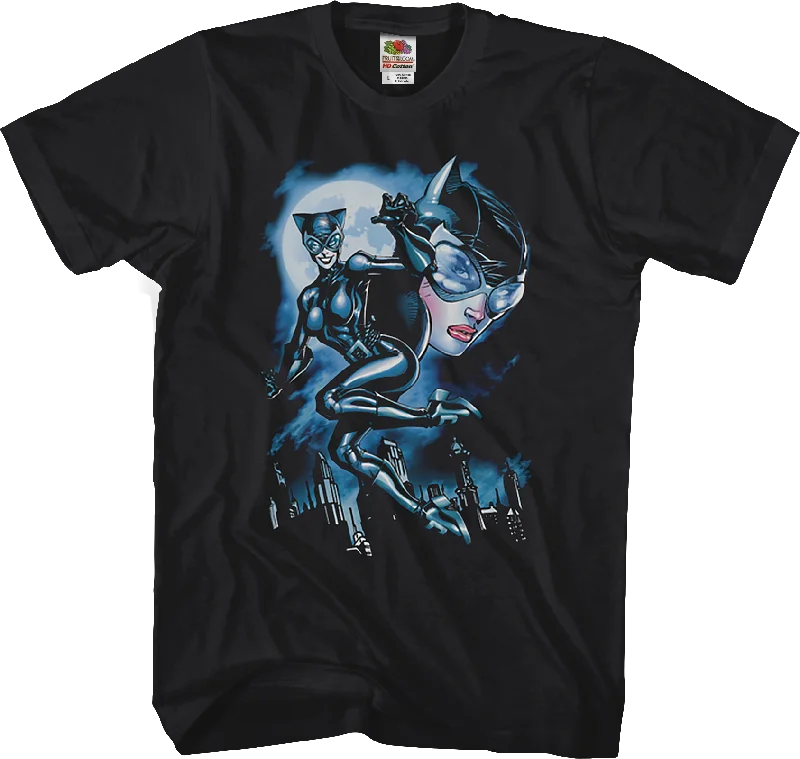 Catwoman Collage Batman T-Shirt