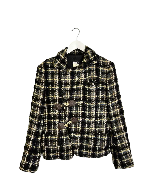 Size S - Y's Yohji Yamamoto Multicoloured Check Jacket