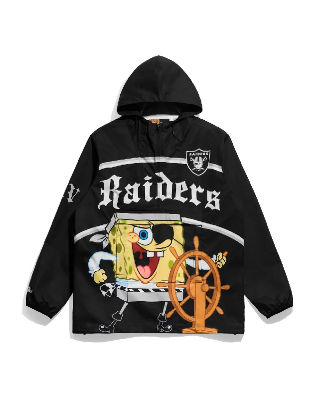 Las Vegas Raiders x SpongeBob SquarePants Anorak Jacket