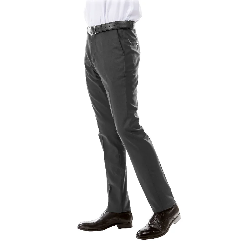 Mens Big & Tall Tailored Fit Suit Separates Pants Only, Dark Grey