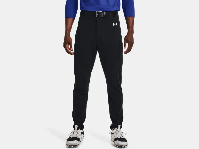 Men's UA Utility Baseball Pants - Black/White