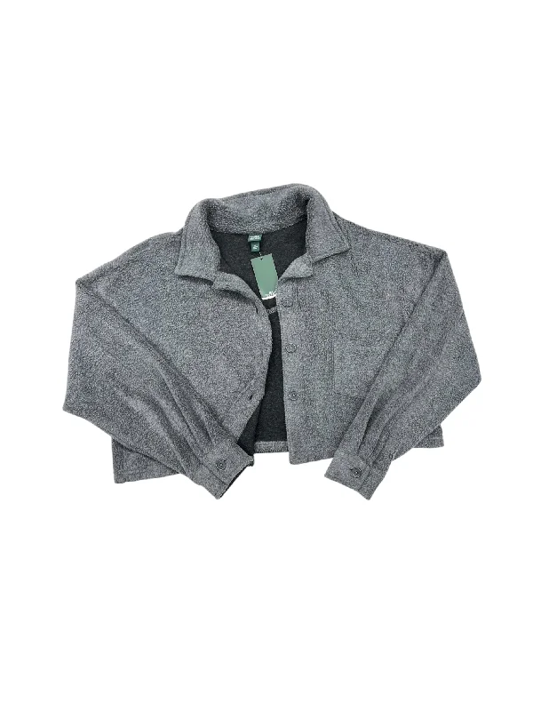 Jacket Shirt By Wild Fable In Grey, Size: Xs