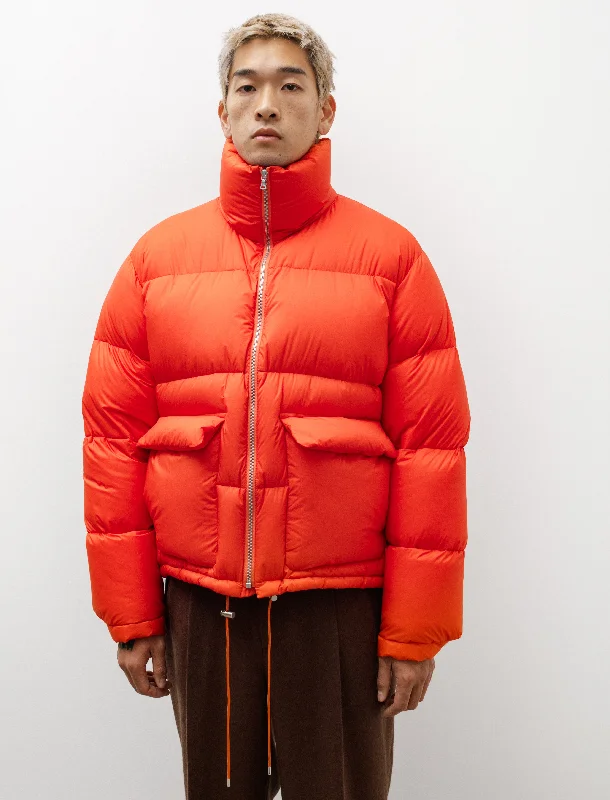 Super Light Nylon Ripstop Down Blouson Orange