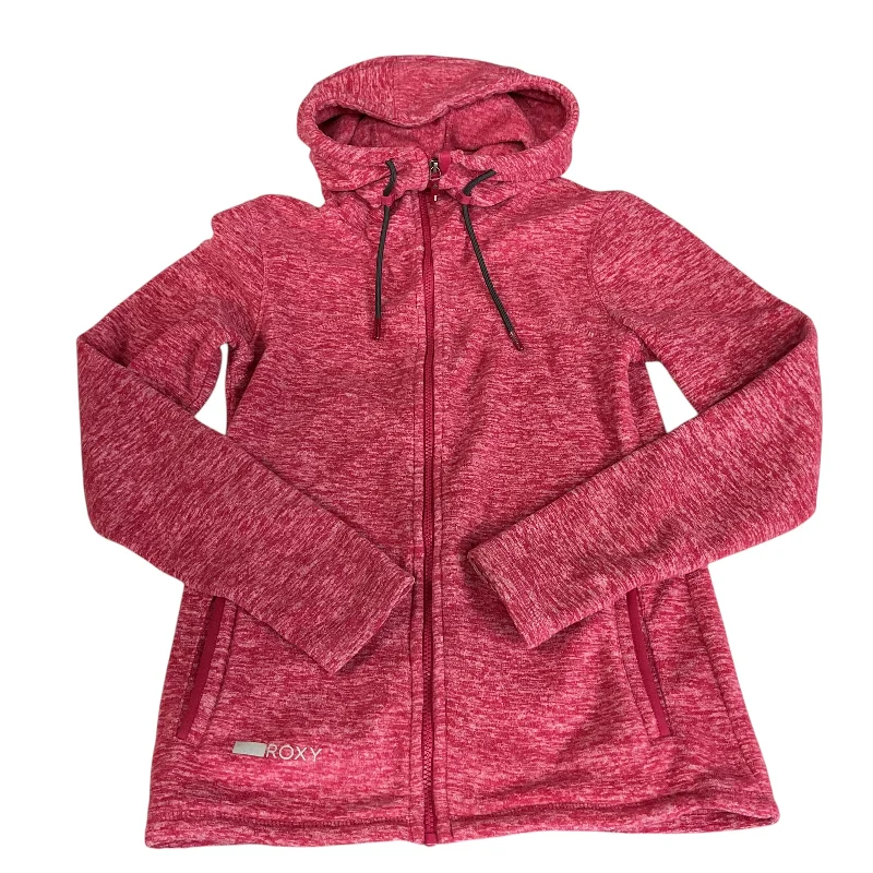 Jacket Fleece By Roxy In Pink, Size:S