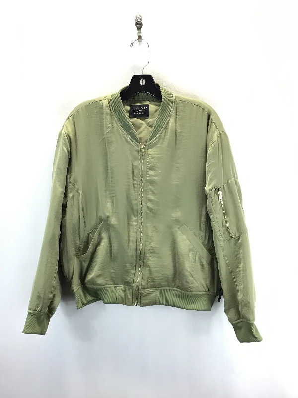 Jacket Utility By Love Tree In Green, Size: Large