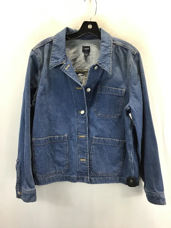 Jacket Denim By J. Crew In Blue Denim, Size: L