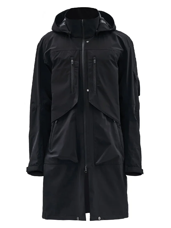 unai adjustable coat graphene black