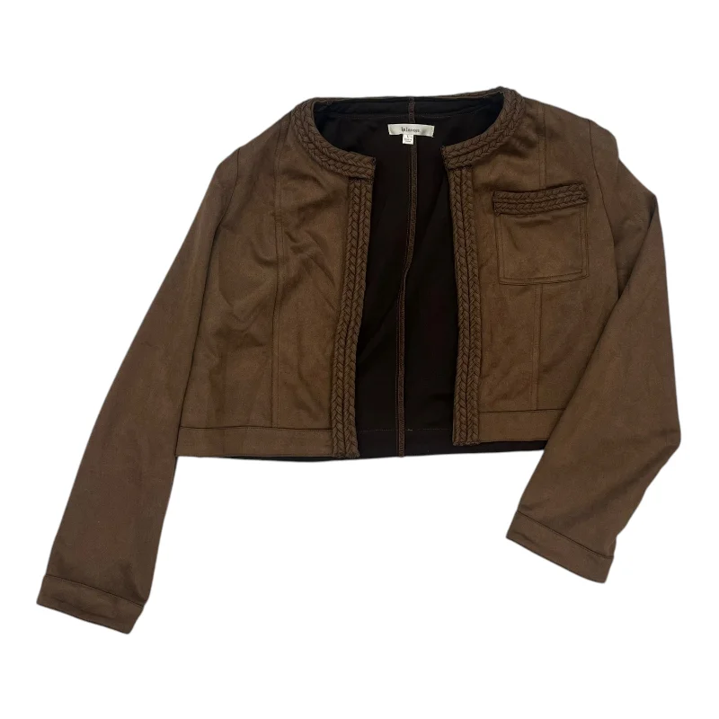 Jacket Other By Clothes Mentor In Brown, Size:L