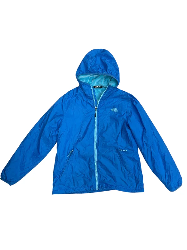 Jacket Windbreaker By The North Face In Blue, Size: Xl