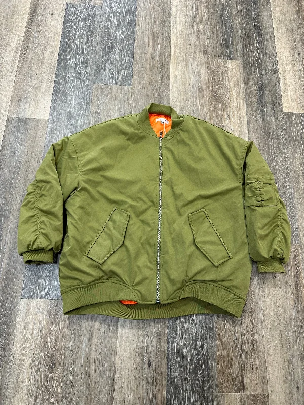 Jacket Puffer & Quilted By Cloud 10 In Green, Size: L