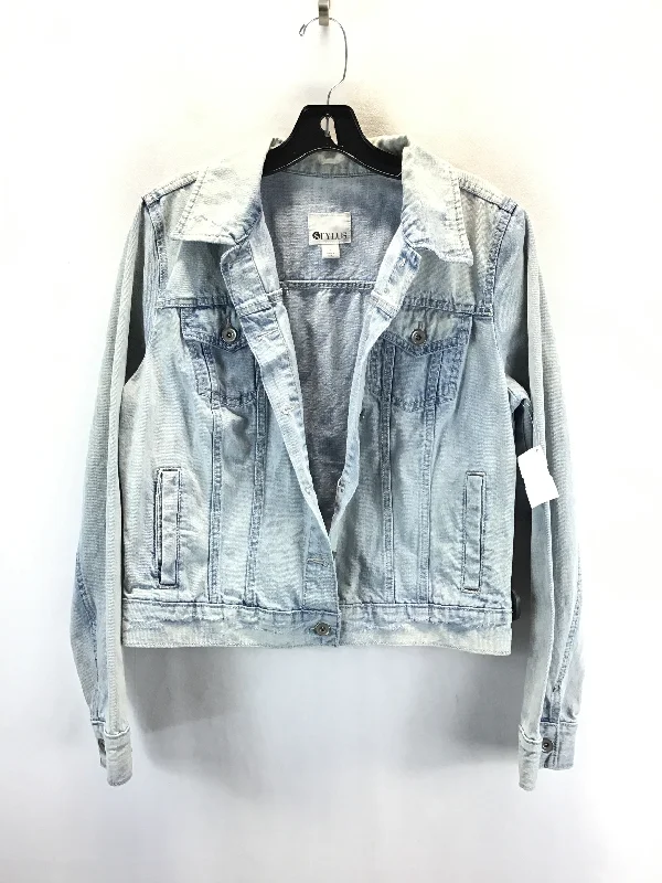 Jacket Denim By Stylus In Blue Denim, Size: L