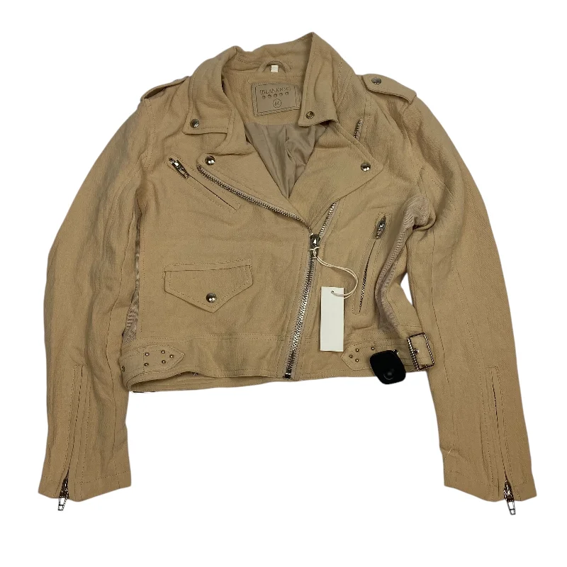 Jacket Moto By Blanknyc In Tan, Size: M