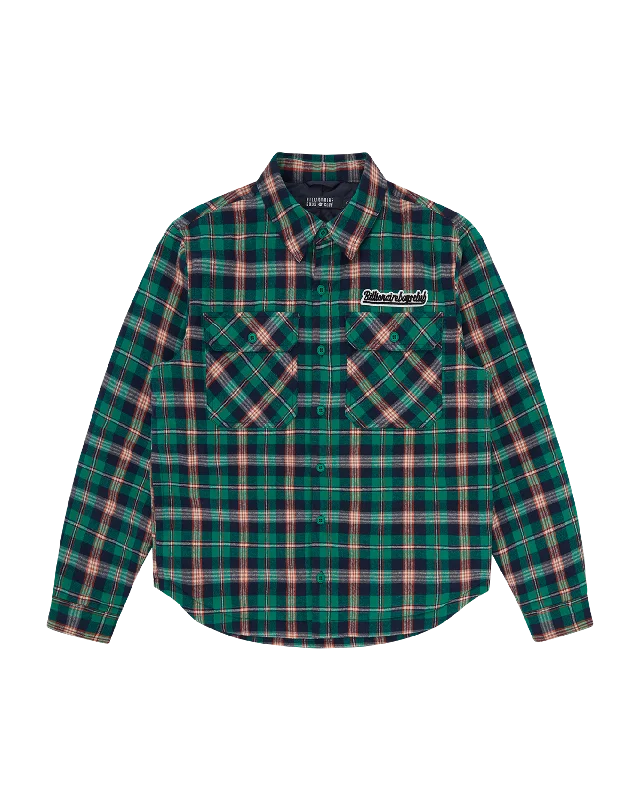 Padded Check Overshirt