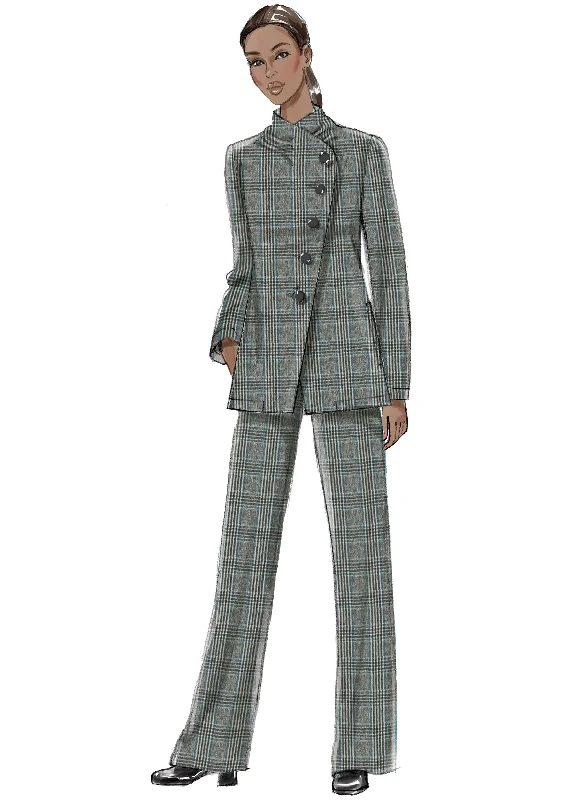 Vogue Pattern 9274 Asymmetrical Jacket, and Pull-On Pants