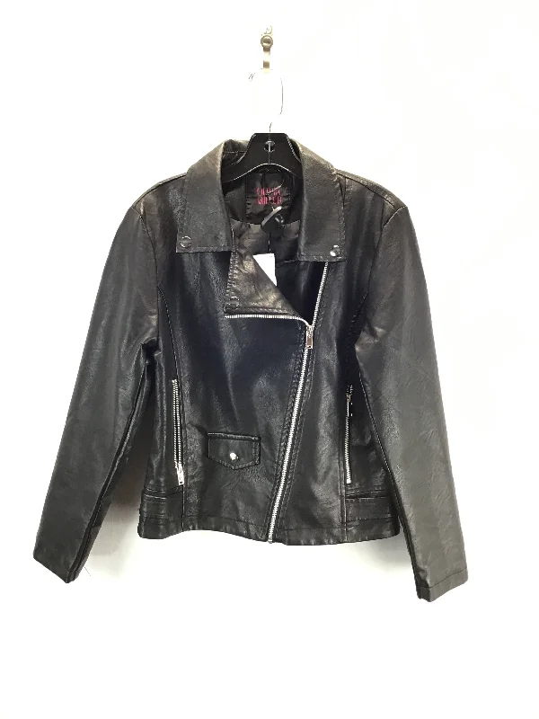 Jacket Moto By Olivia Miller In Black, Size: M