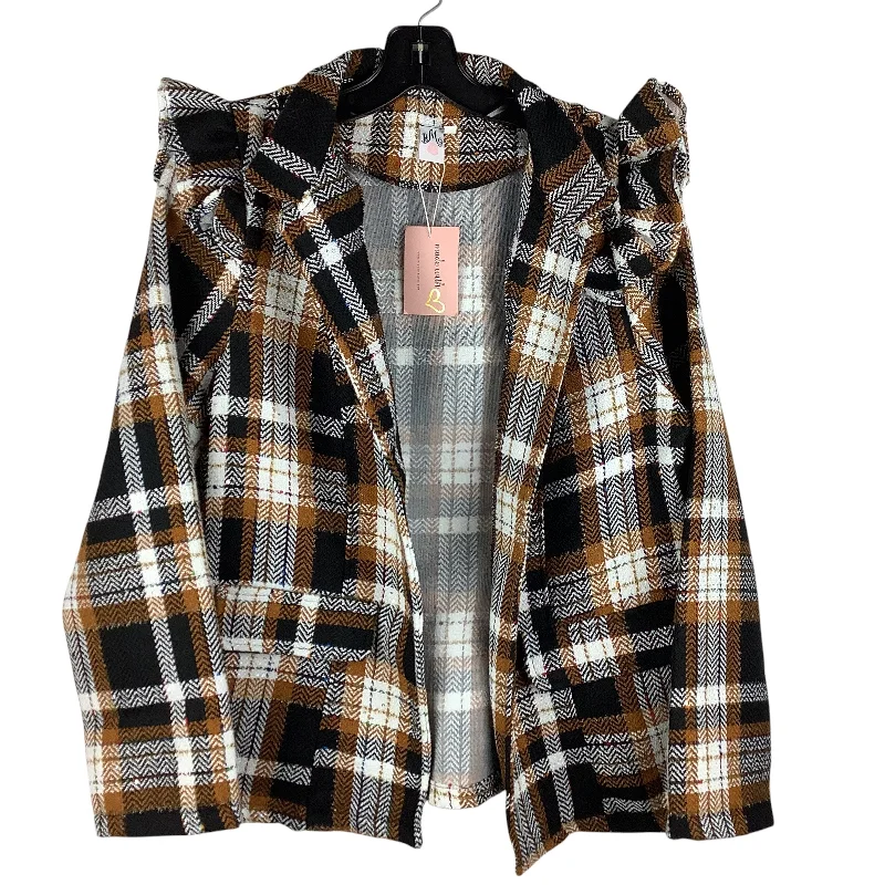 Jacket Other By Clothes Mentor In Plaid Pattern, Size: L