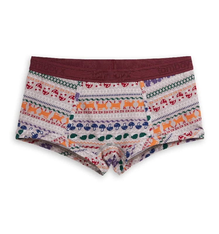 Boy Shorts - Furry Fairisle