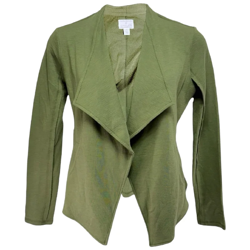 Jacket Fleece By Caslon In Green, Size: M