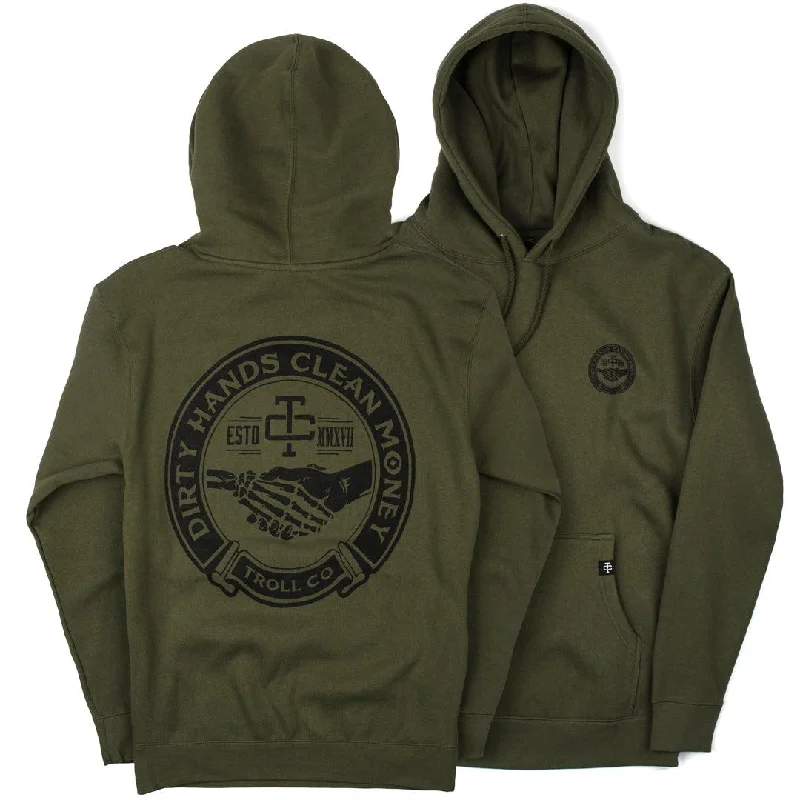 Haggler Hoodie: Military Green