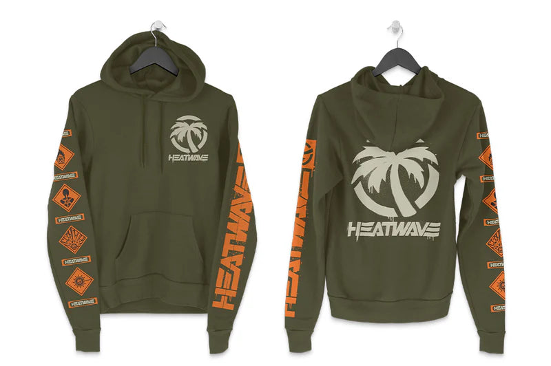 Heat Wave Ammo Can HD Sweatshirt OD Green