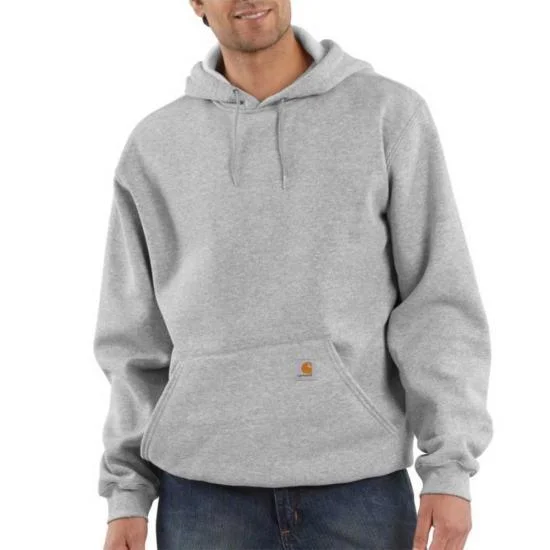 K121 Loose Fit Midweight Hoodie - Heather Grey