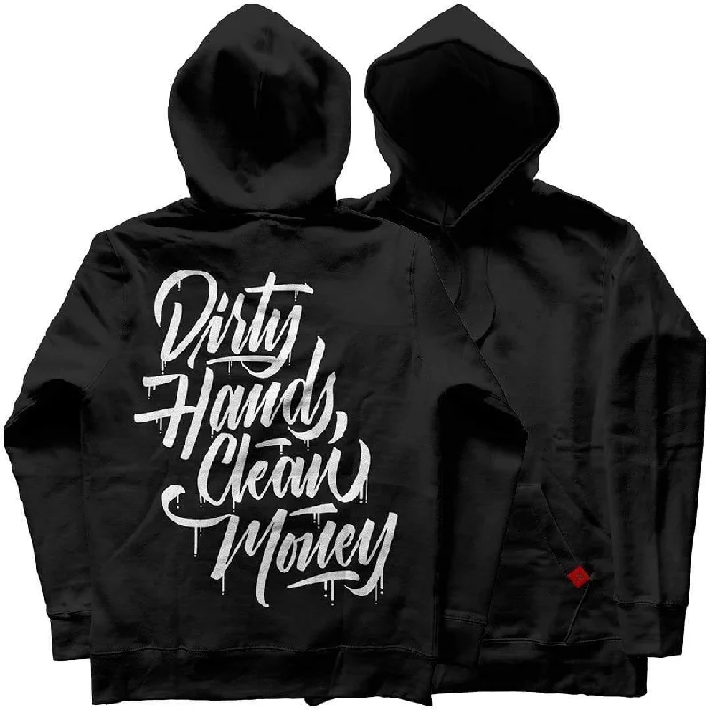 Stacked DHCM Hoodie - Black