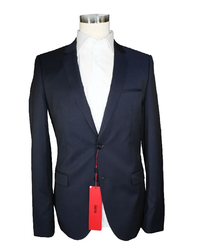 Hugo Boss Sport Coat Dark Blue - Virgin Wool Blazer EU 52 / US 42 L Slim Fit - REDUCED SALE (Copy)