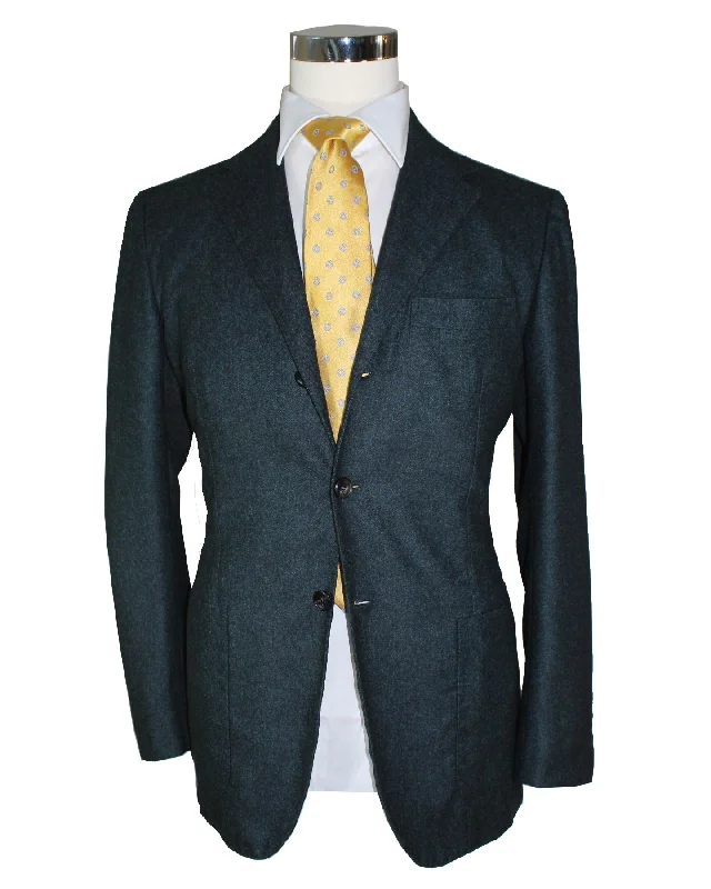 Kiton Sport Coat Midnight Blue Cashmere LASA EUR 50/ US 40 R9