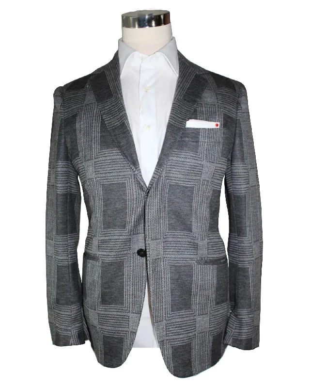 KNT Kiton Sport Coat Gray Cashmere Blend EUR 48/ US 38 R REDUCED - SALE