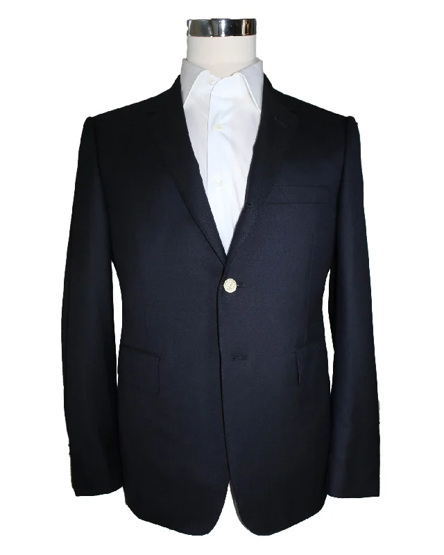 Thom Browne Wool Sport Coat Navy Slim Fit - EU 56 / US 46 SALE