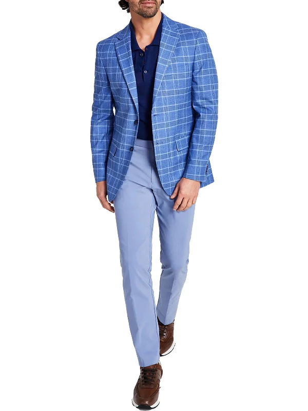 Conrad Mens Plaid Suit Separate Sportcoat