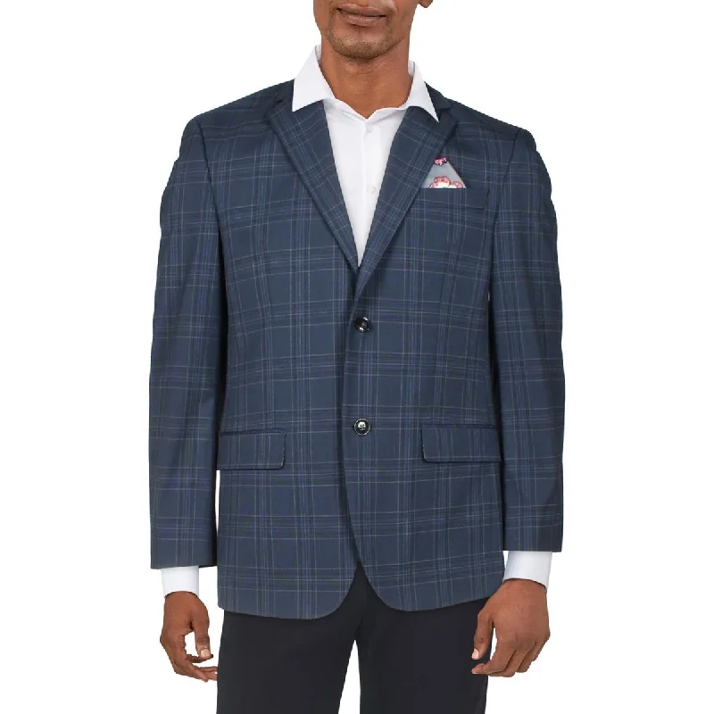 M Salisbury Mens Classic Fit Pattern Suit Jacket