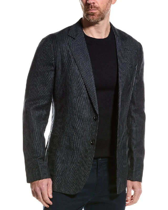 Reiss Matinee Linen & Wool-Blend Blazer