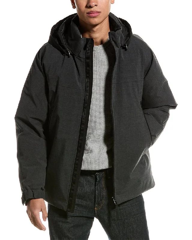 Theory Rocco Wool-Blend Down Coat