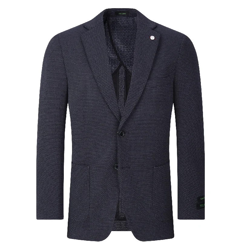 Tom Baine Men Performance Solid Stretch Sport Coat